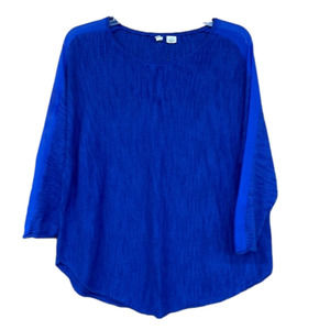Moth royal blue top